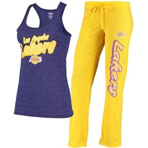 Women's Los Angeles Lakers Concepts Sport Tank Top & Pants Sleep Set